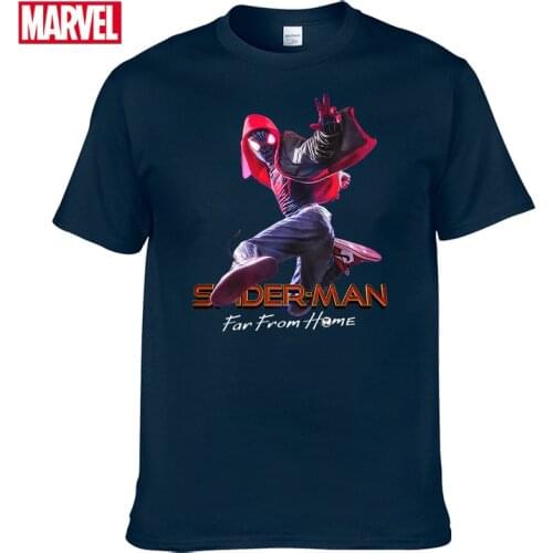 Marvel The Avengers spiderman t shirt Comfortable Breathable 100% cotton Fashion clothes for teens Summer Oversize t-shirt #80