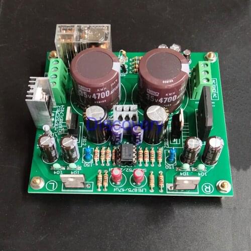LM1875T HIFI Fever-level Power Amplifier Board with Front-level Speaker Protection 2.0 Finished Board