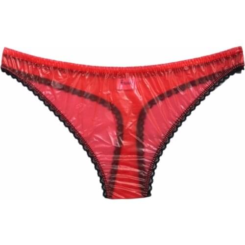 Haian PVC G-String Lace Panties Ladies Briefs T-08