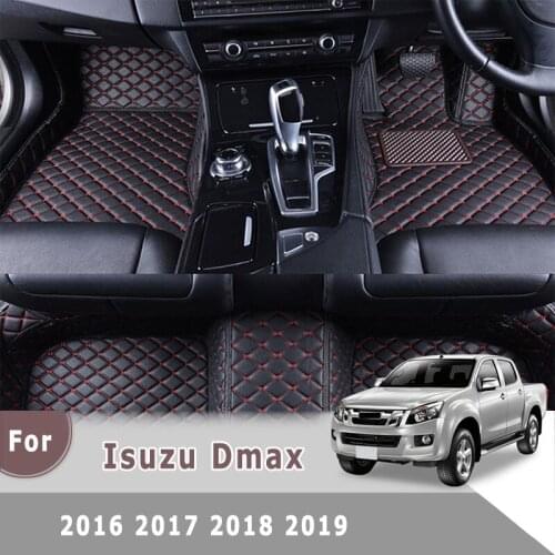 RHD Carpets For Isuzu Dmax D-max 2019 2018 2017 2016 Car Floor Mats Auto Interior Cover Accessories Styling Custom Rugs