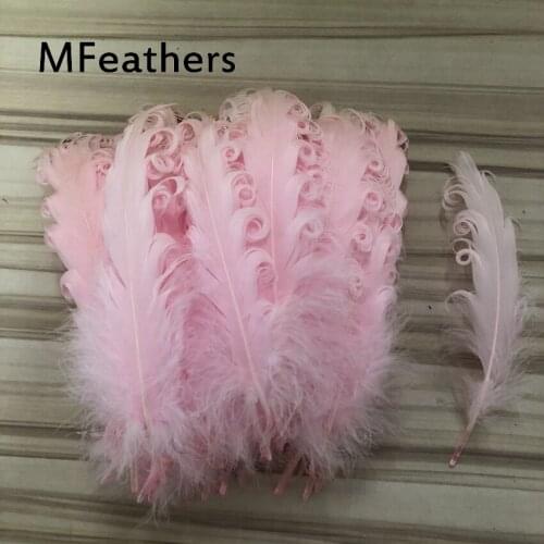Natural Goose Feathers Plumes 13-20cm Baby Pink Swan Feather Pluma for Home Decorations Craft DIY Jewelry Decoration 200pcs 5-8"