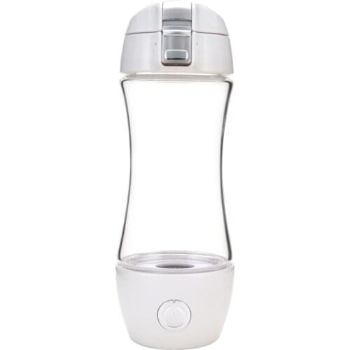 Dual Use New SPE/ PEM up to 2100ppb Portable Hydrogen Water Bottle Hydrogen Ionizer with Drain Hole Separate H2 and O2 High Pure