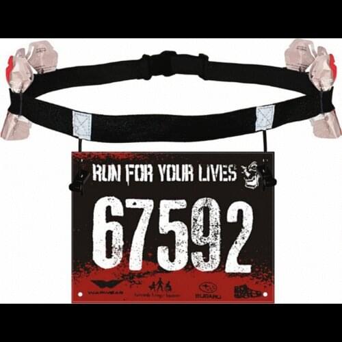 Outdoor Running Waist Belt Triathlon Marathon Race Number Belt With Gel Holder Cloth Belt Motor Gym Fitness Sport Accessories