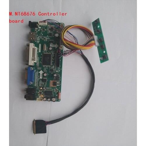 For 15.6" LP156WH3(TL)(S1)/(TL)(S2) 1366X768 Panel Screen M.NT68676 Controller board Kit HDMI DIY 40pin DVI LED VGA LCD