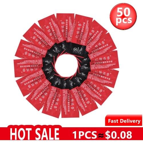Wholesale condoms 50pcs Hot Sex Products, best Quality Condoms with Full Oil, retail Package Condom Safe contraception