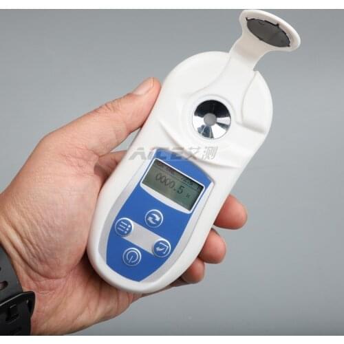 Qiwei) Digital Glucometer Refractometer, Sugar Detector, Fruit Sugar Detector, Sweetness Detector, Salinity Detector