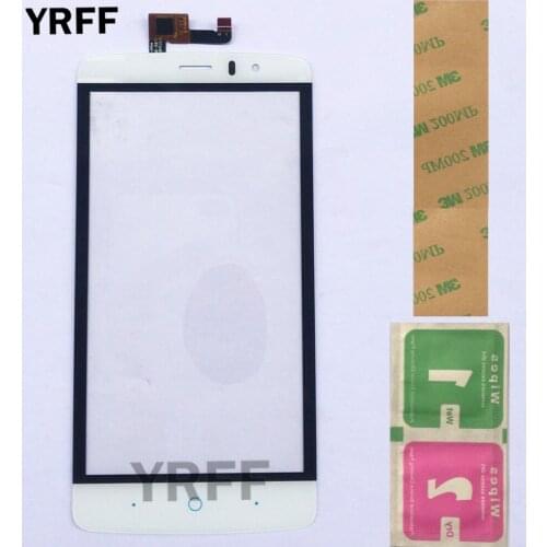 Mobile Touch Screen Touch Panel Glass For ZTE Blade A315 A 315 Touch Screen Digitizer Panel Front Glass Panel 3M Glue Wipes