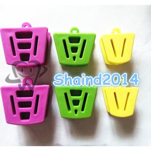 6pcs Dental Silicone Latex Mouth Prop Tounge Bite Blocks Rubber Opener Retractor Holding Saliva Ejector Suction Tip Oral Care