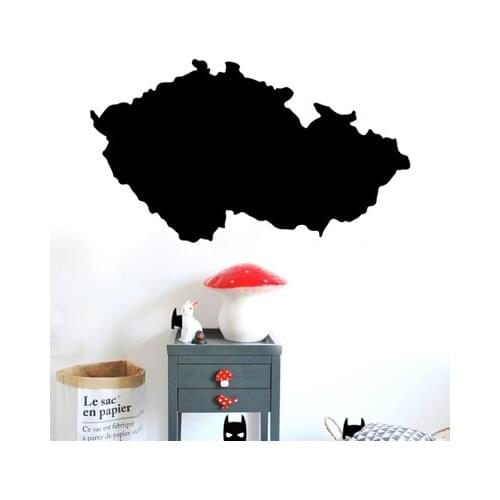 Czech REP map Globe Earth Country wall vinyl sticker custom made home decoration fashion design