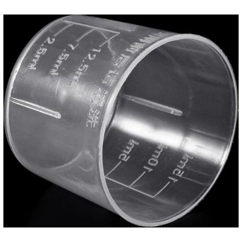 10Pcs 15ml Clear Plastic Measuring Cup Graduated Measure Beaker Measuring Medicine Cups For Lab