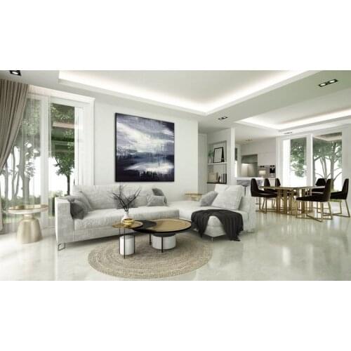 Large Abstract Wall Art Black And White Abstract Painting Canvas Painting On Canvas Oil Painting Oversize Wall Art Home Decor
