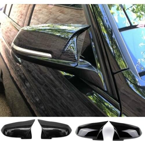 For BMW 1 2 3 4 X M Series Rear View Side Mirror Cover F20 F21 F22 F23 F30 F32 F36 X1 E84 F87 M2 Carbon Style Car Accessories
