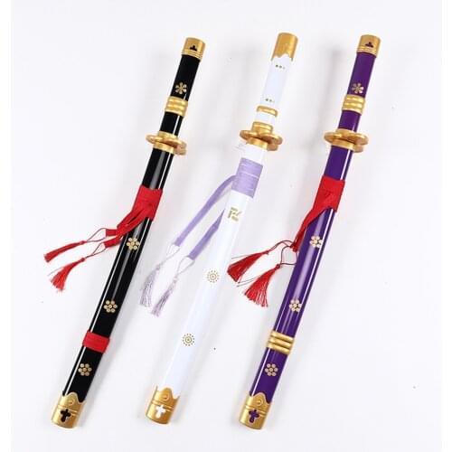 Hot Anime One piece Roronoa Zoro cosplay sword weapons wooden props for Halloween Christmas Party Masquerade Anime Shows