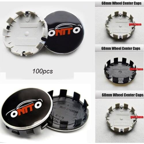 Car Wheel Center Hub caps Rims Label Emblem for BMW 1 3 5 7 X3 X5 M3 M5 90 F10 F30 68mm 10pin 100pcs Logo Badge