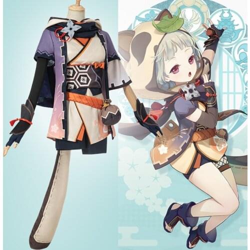 Game Genshin Impact Cosplay Costumes Sayu Mujina Ninja Cosplay Costume Uniforms Clothes Suits Dresses Wears Outfits Anime Comic