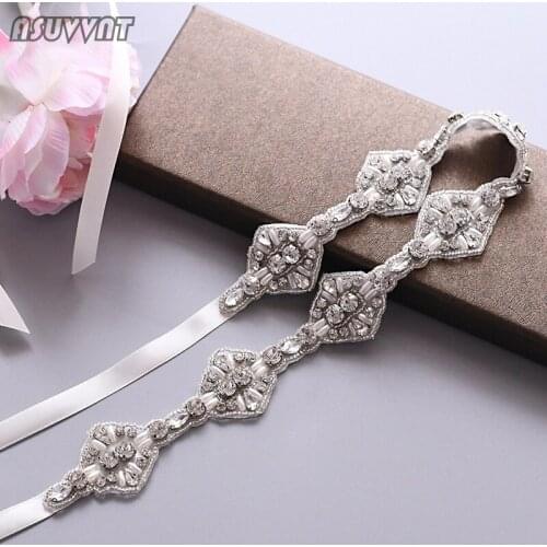 Fashion Women Belt For Bride Rhinestone Handmade Boutique Crystal Belt Evening Dress Accessories For Girl Wedding Party Dress