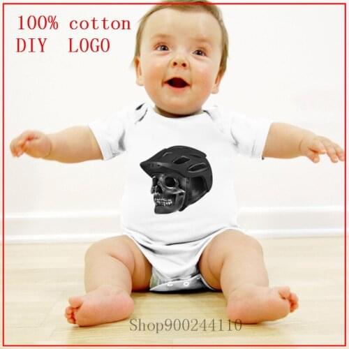 MTB RIDER Mountain Biker Newborn Toddler Girls Bodysuits baby Cute Lovely Infant Baby Toddler Girl cotton Short Sleeved Bodysuit