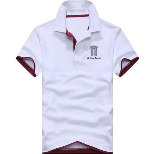 Mens Polo Shirt Brands Clothing 2019 Short Sleeve Summer Shirt Man Black Cotton Poloshirt Men Plus Size Polo Shirts Polo Homme