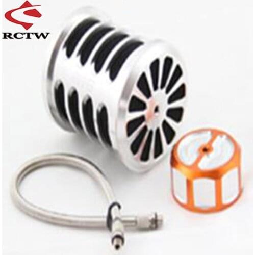 Metal Air Filter Combination Kit for 1/5 GTB Racing Hpi Rofun Baha Km Rovan Baja 5B 5T 5SC Truck Spare Toys Parts