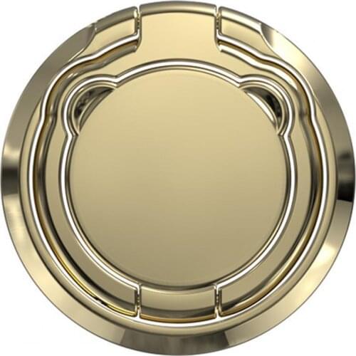 Desktop Phone Finger Ring Holder Cute Bear Shape Foldable Portable Magnetic Smart Phone Mount Stand