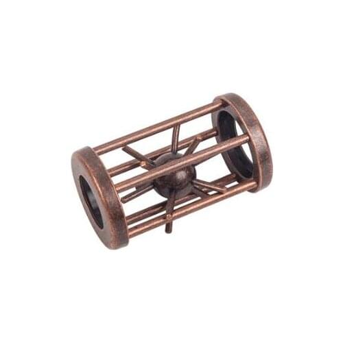 Desk Novelty Classic Metal Caged Puzzle Brain Teaser Game Toys