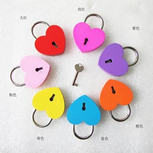 100pcs/lot Wholesale 45*58MM Heart Love Padlock Zinc Alloy Metal Wish Lock for Wedding Marriage Valentines Day Gift Luggage Gym