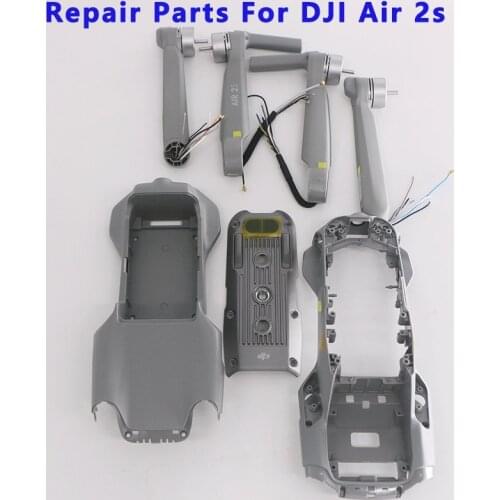 Original DJI Mavic Air 2S Body Shell Upper Bottom Middle Frame Motor Arm Front Rear For DJI Air 2S Repair Spare Part Replacement