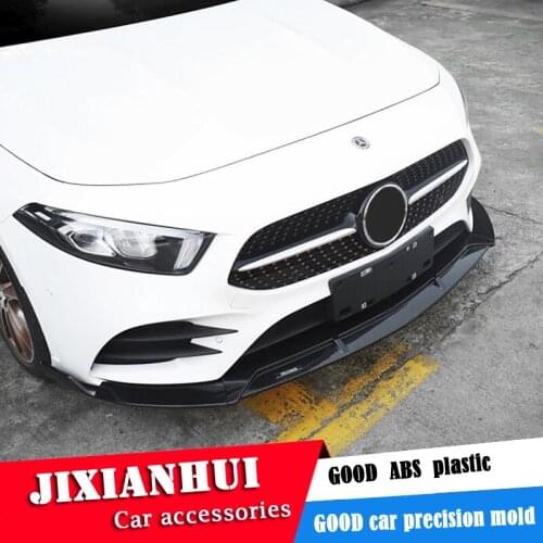 For Mercedes-Benz W177 front Bumper Diffuser Bumpers Protector For Benz A180 A200 A250 Body kit bumper Before Rear lipspoiler