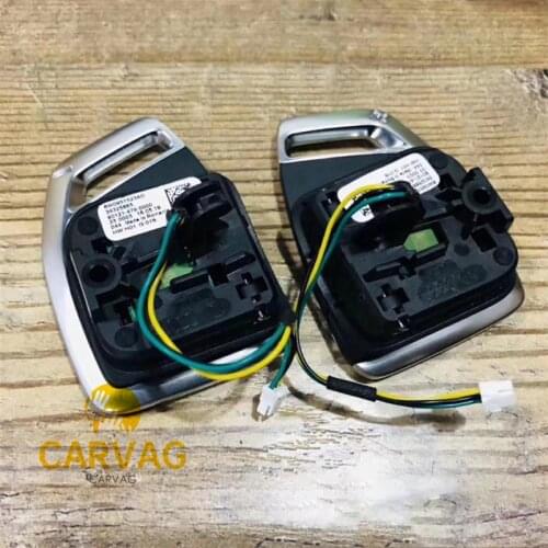 For Audi S4 S5 C8 A7 A8 Hollow Gear Shift Paddles German Original New RS6 metal hollow full chrome shift paddles