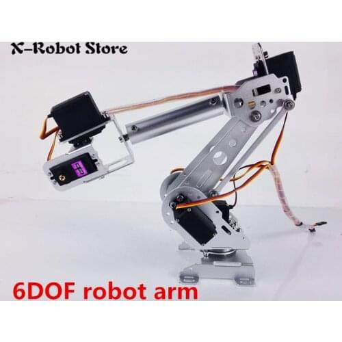 Abb 6DOF robot arm industrial robot model Metal mechanical arm color robot arm MG996R servo