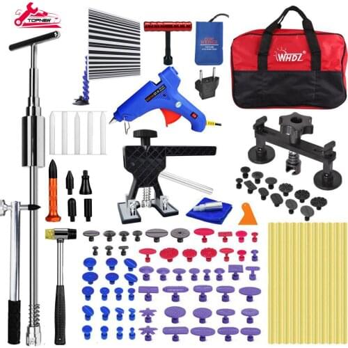 Dent Pullers Paintless Dent Repair Tools Dent Removal Tools Dent Bridge Dent Puller Kit for Car Body Dent Repair