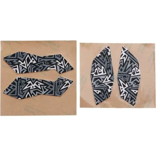 Hotline Games Gray Mouse Grip Tape Side Sticker for logitech G900 G903 Gaming Mouse Anti-Slip Tape Pre Cut Easy Apply