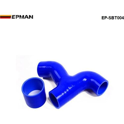 Silicone Turbo Radiator Intercooler Y- Pipe Hose kit For Subaru Impreza WRX GC8 EJ20 2.0 96-00(2pcs) EP-SBT004