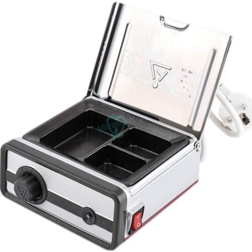 Dental 3-well Wax Heater Equipment Dental Lab Wax Heating Analog Dipping Pot
