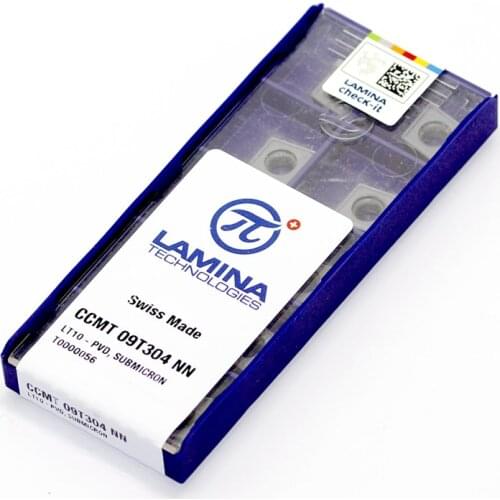CCMT09T304 NN LT10 & CCMT09T308 NN LT10 LAMINA Solide Carbide Lathe Cutter Inserts Tool 100% orginal CNC 10pcs/lot