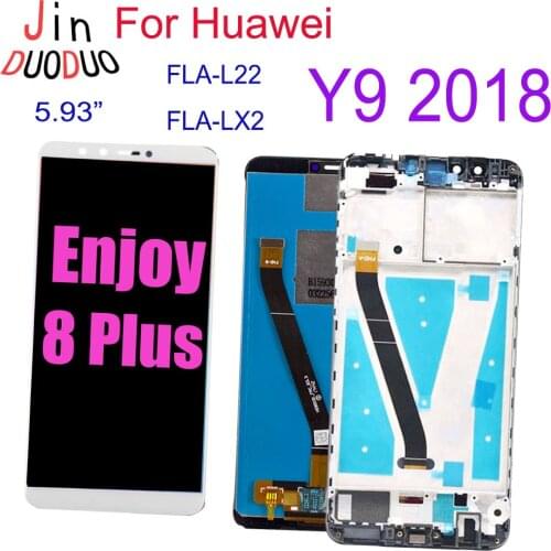 For Huawei Y9 2018 LCD Display Touch Screen Digitizer Assembly For Enjoy 8 Plus FLA-L22 FLA-LX2 LCD Display