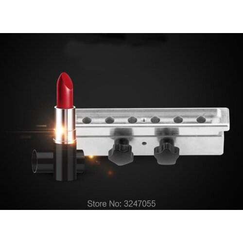 1Set 9mm Aluminum Cosmetic Lipstick Mold, DIY Convenient Lip Balm Filling Machine, Super Quality Lip Rouge Aluminum Mould