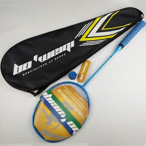 100% Carbon 8U Professional Badminton Racket 24-30lbs G5 Ultralight Offensive Racket Badminton Racquet Padel Training Sports