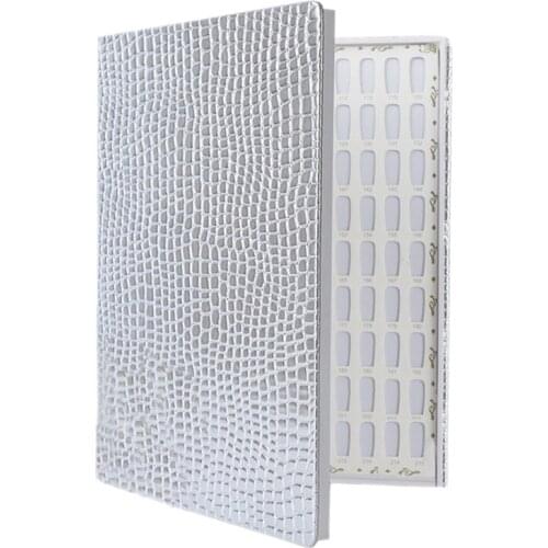 216 Colors Nail Tips Display Book DIY Nail Art Showing Shelf Gel Color Card Chart Painting Display Board