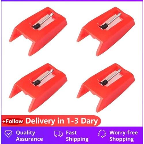 4 Pcs Record Player Needles, Universal Replacement Stylus Needles Replacement Stylus Needles for Vinyl Record Player