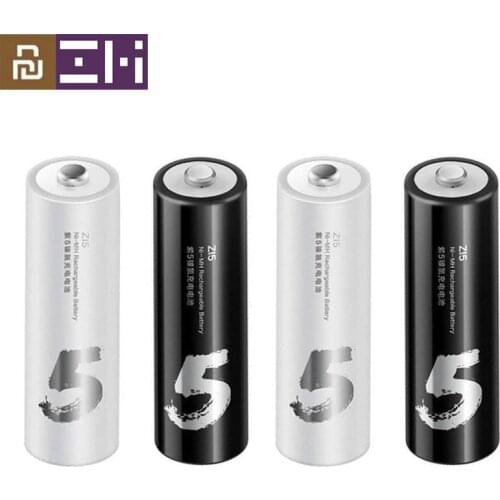 4PC/LOT Youpin ZMI ZI5 AA 1800mAh 1.2V Rechargeable Ni-MH Battery ZIM Power Bank Battery Pack mihome H30