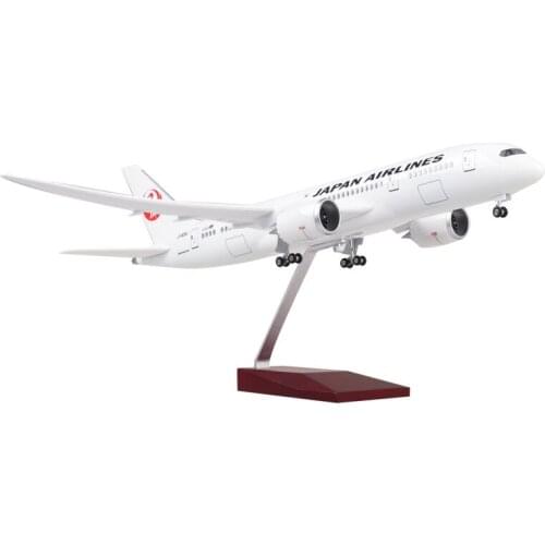 43cm1:130 JAL 787 Boeing B787 Aircraft Model Civil Aircraft Simulation Gift Plane Model Diecast Aircraft Toys Airplane Airliner
