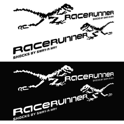 1 Pair/ Pack Big Size 58*9cm High Quality Dinosaur Car Sticker Vinyl Form Decal Personality Car Styling Car Sticker