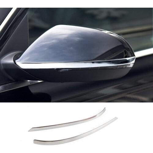 SIDE REAR VIEW MIRROR WING MIRROR TRIM GARNISH COVER FOR AUDI A6 C7 2012-2018 ACCESSORIES CAR-STYLING