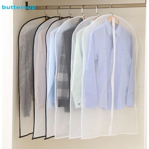 Clothes Dust Cover Home Storage Bag for Garment Suit Dress Clothes Coat Pouch Case Container Organizer Storage eva peva films