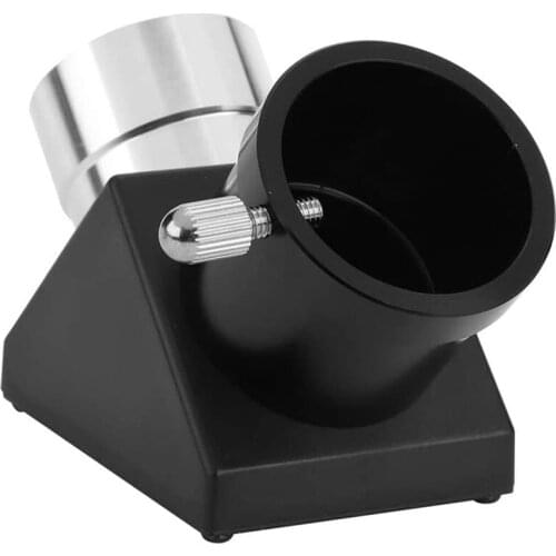 Diagonal Mirror,1.25inch 90 Degree Diagonal Adapter Erecting Image Positive Prism Optic Mirror for Telescope Eyepiece