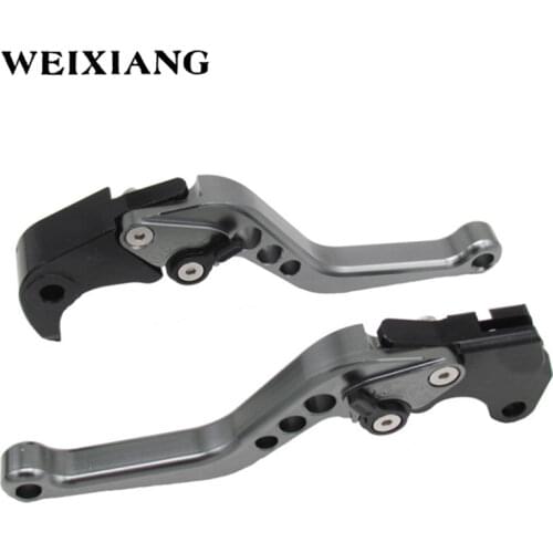 For Suzuki GSXR600/GSXR750 Motorcycle CNC Aluminum Adjustable Brake Levers Adjuster ATV Front Rear Double Discbrake Lever Clutch
