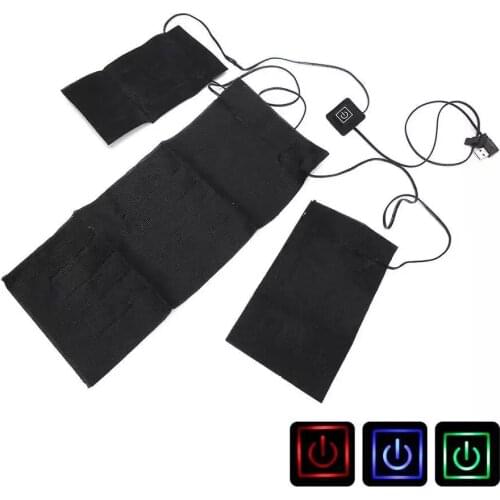 Intelligent USB Electric Heating Cloth Waterproof Heating Pad for Clothes Vest 3 Mode Adjustable Temperature Heated Clothes Pad