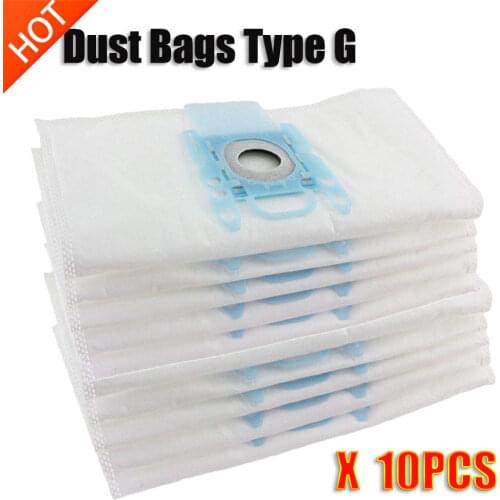 Vacuum Cleaner G 10Pcs/Lots Type G Cloth Dust Bags Typ G fit Bosch Siemens BSGL3126GB BSG6 BSG7 GL30 Pro Energy Hoover Bag