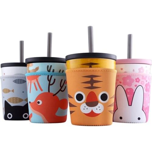 Reusable Boba Cup Reusable for Bubble Tea and Boba Tea Large Size for Iced Cold Drinks Coffee Tea Smoothie Bubble Bob Ceramics